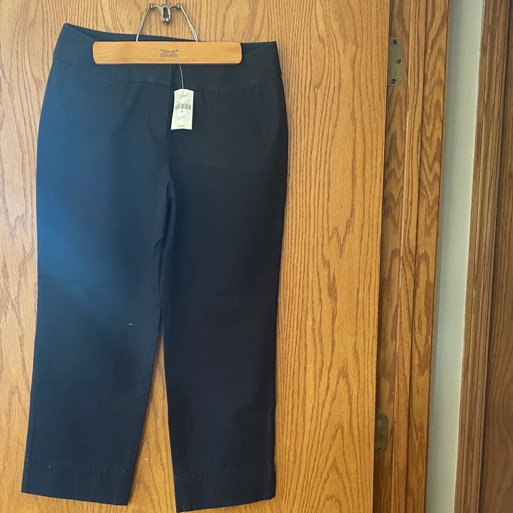 J Jill Black Cropped Pants